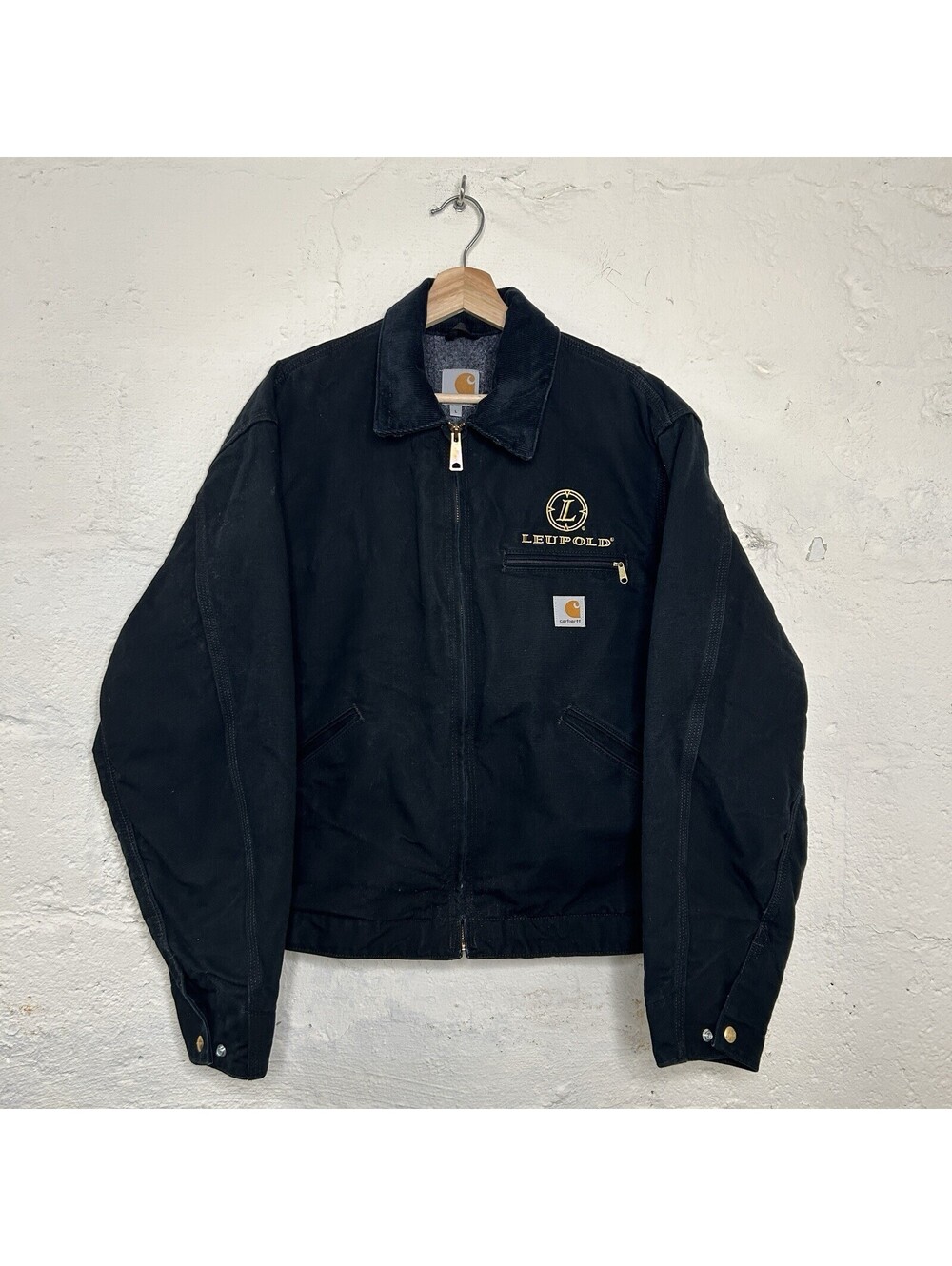 Vintage Carhartt Blanket-Lined Detroit Jacket “Black” Leupold J001 BLK